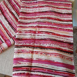 Beach Painterly Striped Scarf